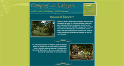 Desktop Screenshot of camping-labeyrie.com